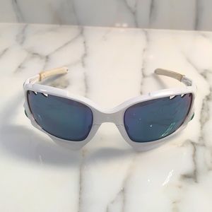 Oakley Racing Jacket Sunglasses, white